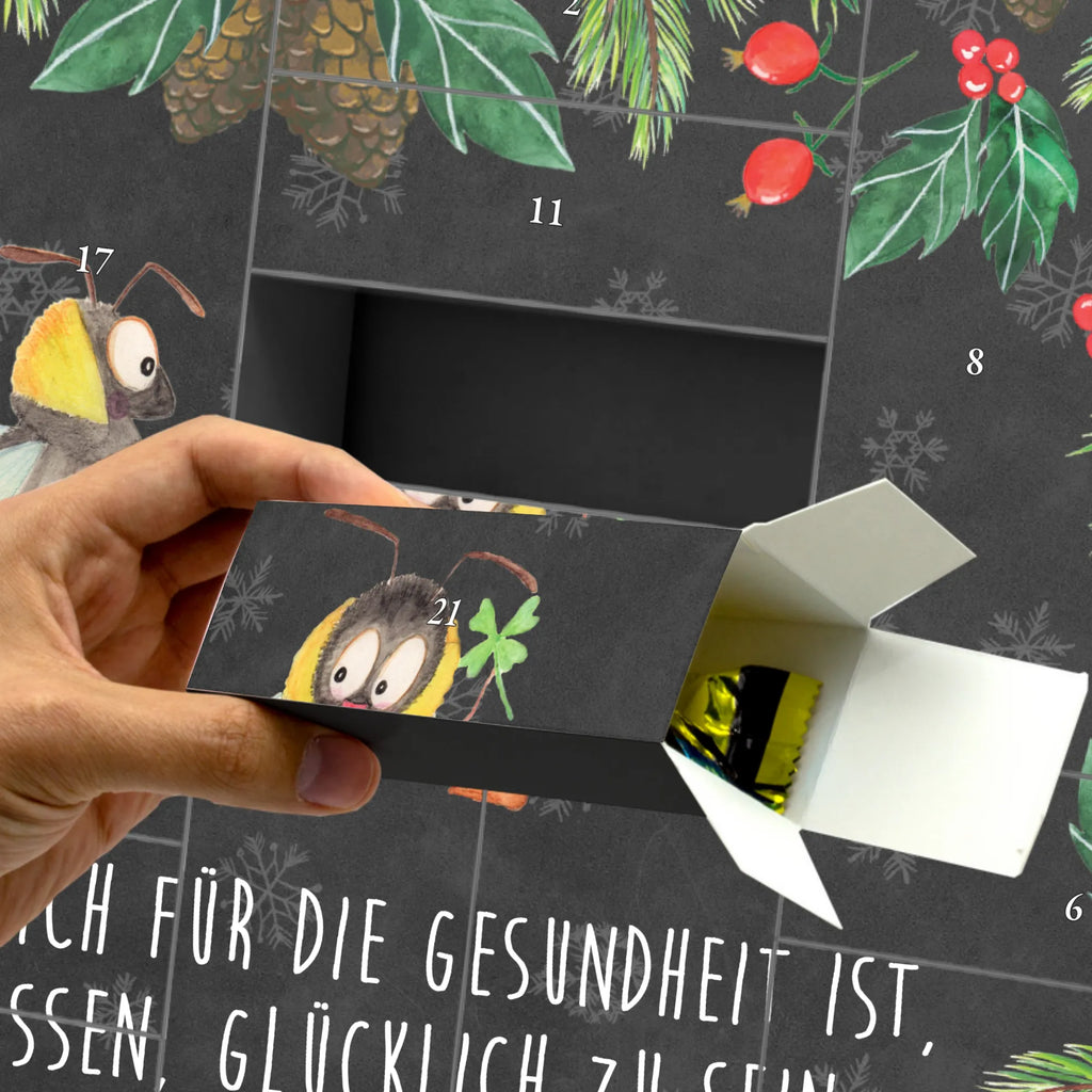 Fillable advent calendar bumblebees shamrock card, gift ideas, gifts, animal lover, special gifts, cute animal motives, hand drawn, small animals, good mood, cute, funny sayings, become happy, saying beautiful, saying happy, saying positive, bumblebee, bee decoration, be happy