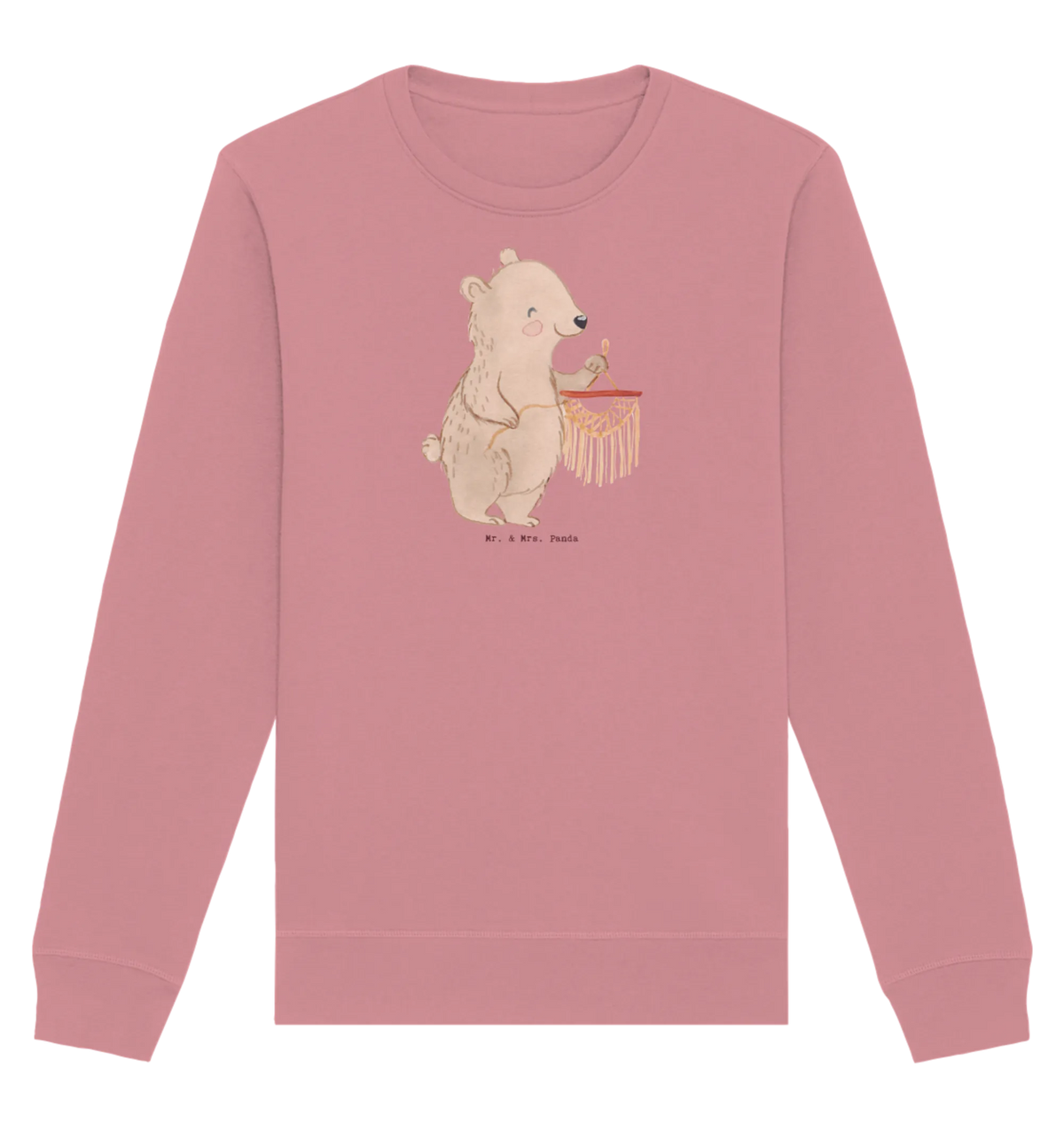 Organic Pullover bear macrame Gift, giving, thank you, award, profit, athlete, crafts, crafts with macrame, Macrame