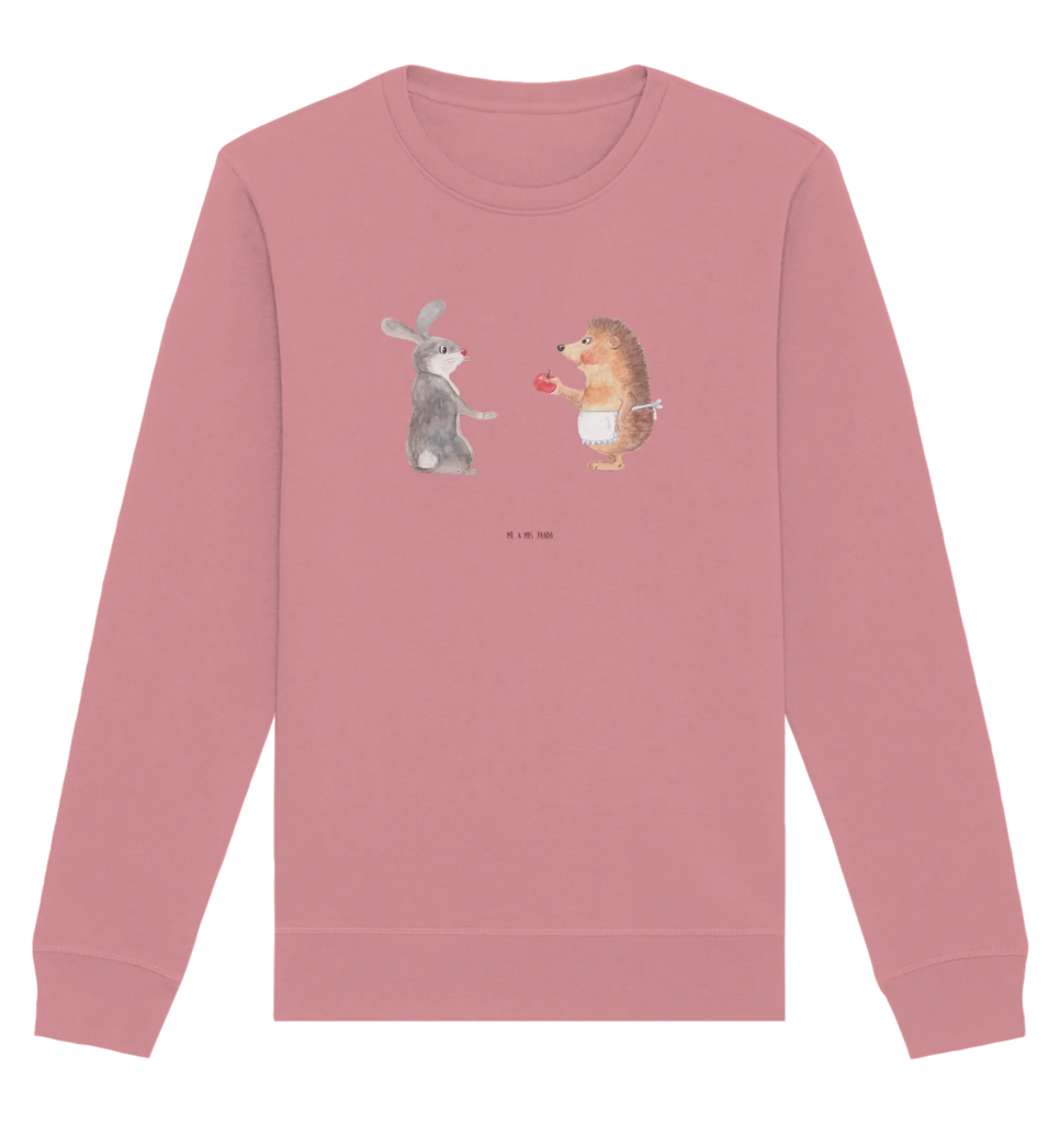 Organic Pullover Hare Hedgehog Pullover, Pullover Männer, Pullover Frauen, Sweatshirt, Sweatshirt Männer, Sweatshirt Frauen, Unisex, Tiermotive, Gute Laune, lustige Sprüche, Tiere, Igel und Hase, Igel, Hase, Liebe Spruch, Liebeskummer Geschenk, Herzschmerz, Trösten, Trennungsschmerz, Spruch romantisch