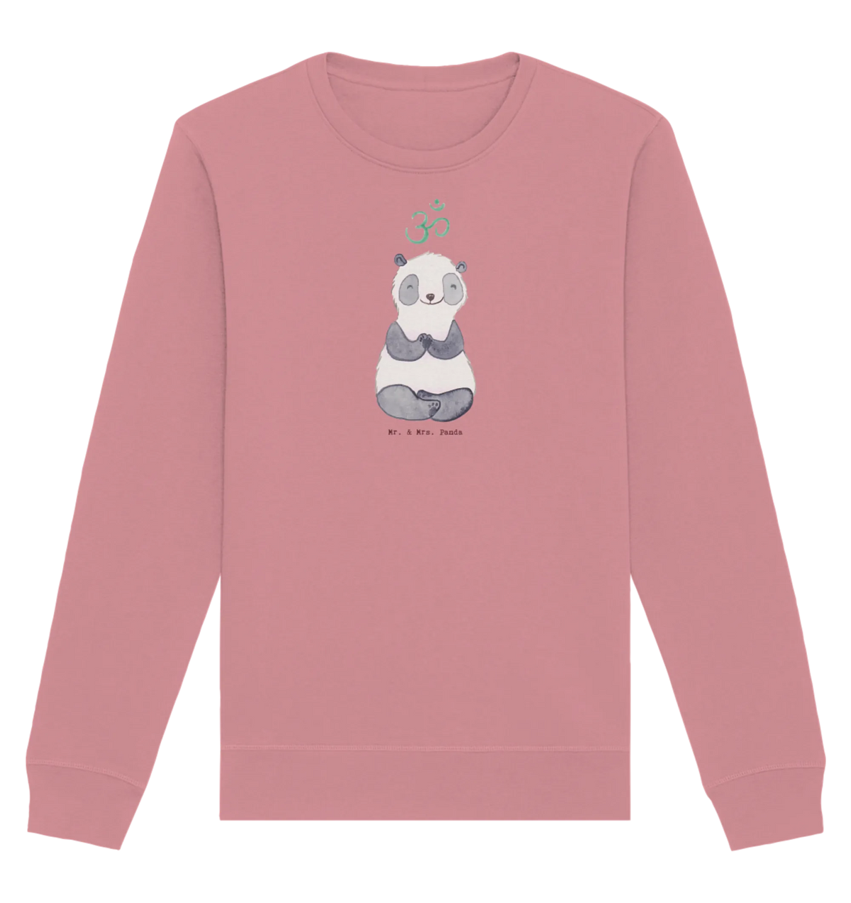 Organic Pullover panda meditate athlete, profit, award, Gift, thank you, giving, meditation course, Meditate