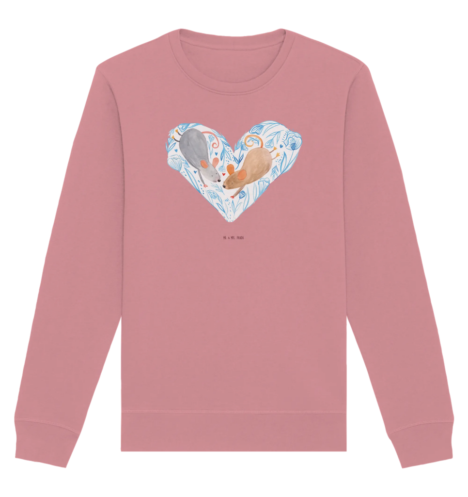 Organic Pullover Mice heart Pullover, Pullover Männer, Pullover Frauen, Sweatshirt, Sweatshirt Männer, Sweatshirt Frauen, Unisex, Liebe, Partner, Freund, Freundin, Ehemann, Ehefrau, Heiraten, Verlobung, Heiratsantrag, Liebesgeschenk, Jahrestag, Hocheitstag, Maus, Mäuse, Liebesbotschaft, Liebesbeweis, Hochzeit, Lieblingsmensch, Gemeinsamkeit, Love, Geschenk für zwei