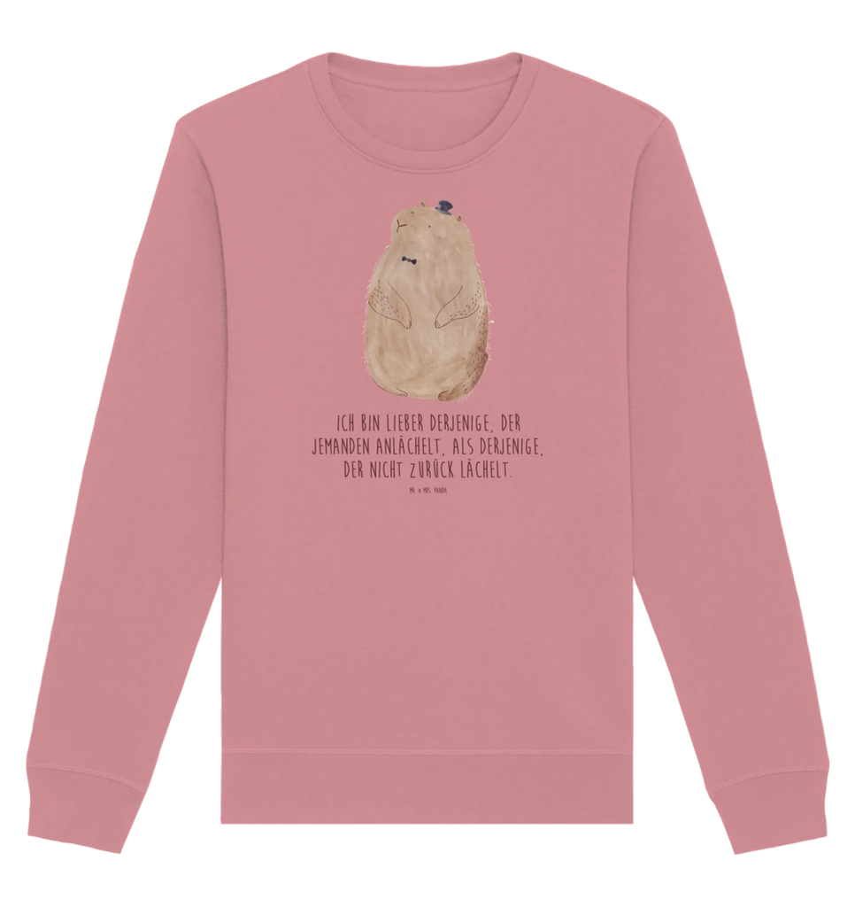 Organic Pullover Groundhog Pullover, Pullover Männer, Pullover Frauen, Sweatshirt, Sweatshirt Männer, Sweatshirt Frauen, Unisex, Tiermotive, Gute Laune, lustige Sprüche, Tiere, Murmeltier, Knigge, Fröhlichkeit, Freundlichkeit, Respekt, Anstand