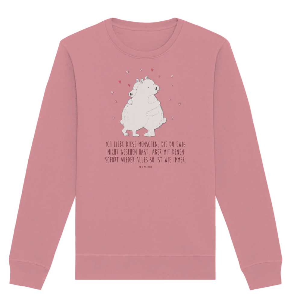 Organic Pullover Icebear Embrace Pullover, Pullover Männer, Pullover Frauen, Sweatshirt, Sweatshirt Männer, Sweatshirt Frauen, Unisex, Tiermotive, Gute Laune, lustige Sprüche, Tiere