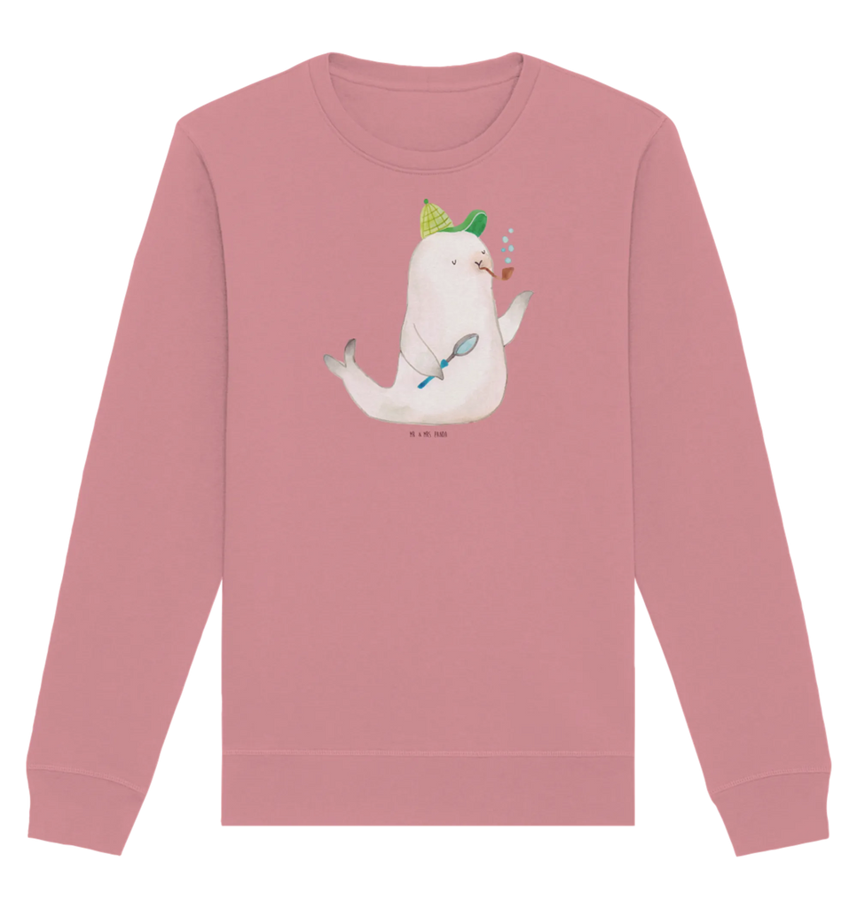Organic Pullover seal sherlock Pullover, Pullover Männer, Pullover Frauen, Sweatshirt, Sweatshirt Männer, Sweatshirt Frauen, Unisex, Tiermotive, Gute Laune, lustige Sprüche, Tiere