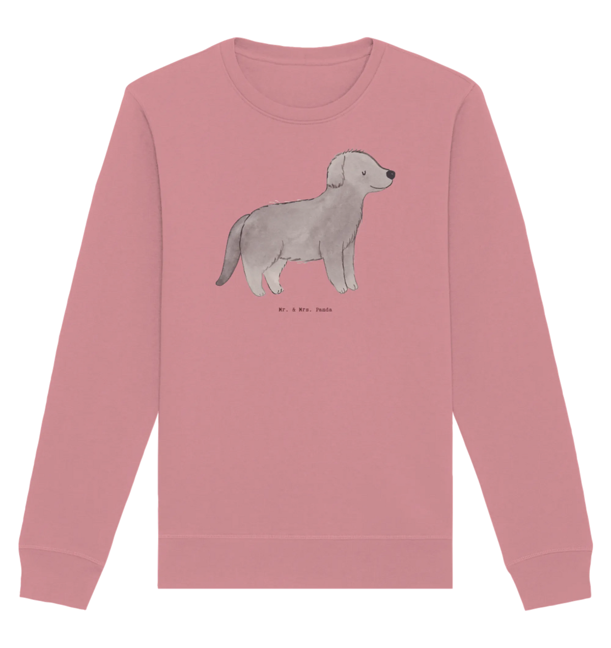 Organiczny Sweter Nowofundland Chwila Pies, właściciel psa, dawanie, rasa psa, miłośnik zwierząt, szczeniak, prezent, pies rasowy