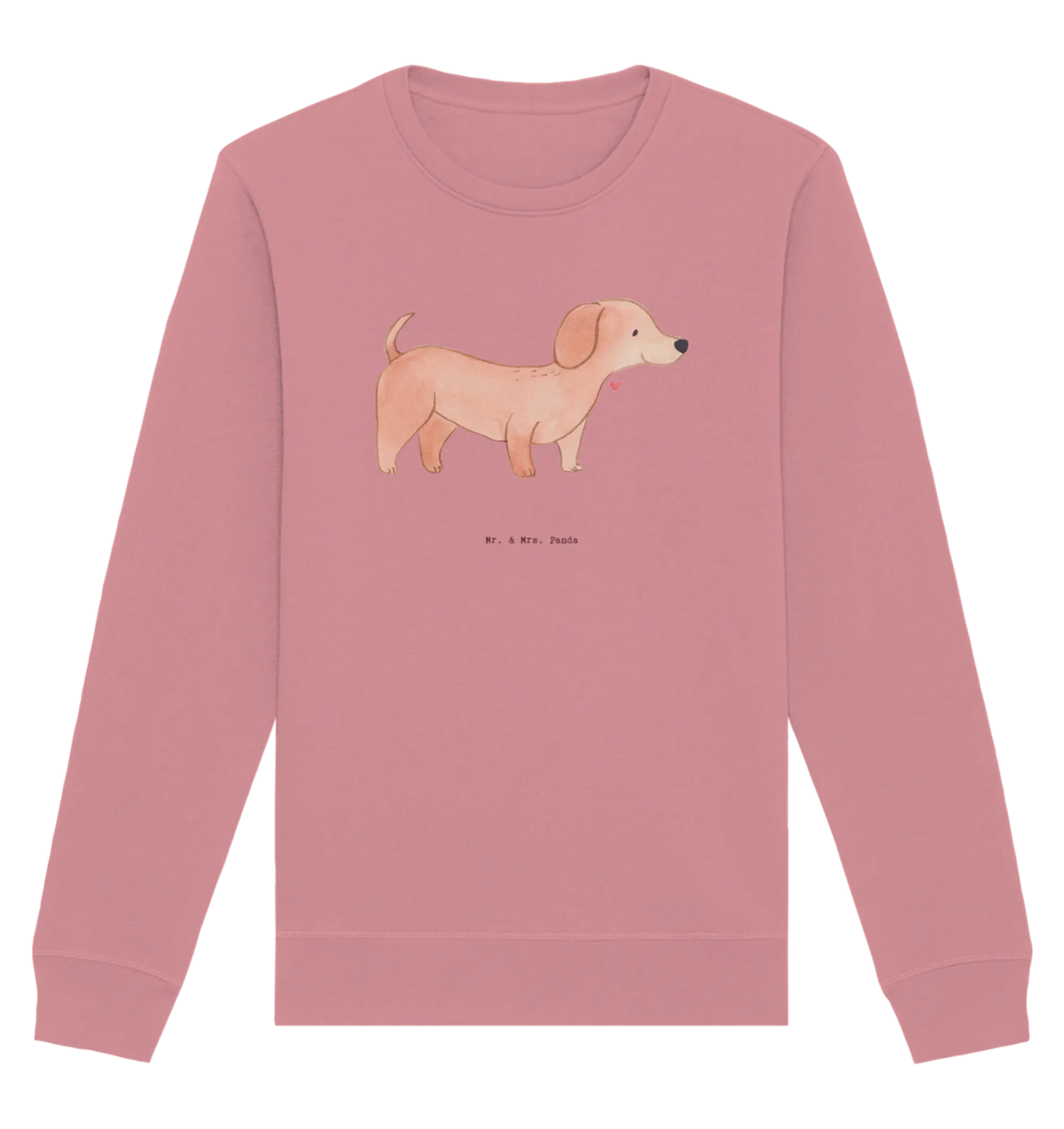 Organic Pullover Dachshund Smooth-haired Dachshund moment gift, animal lover, dog breed, dog owner, purebred dog, puppy, giving