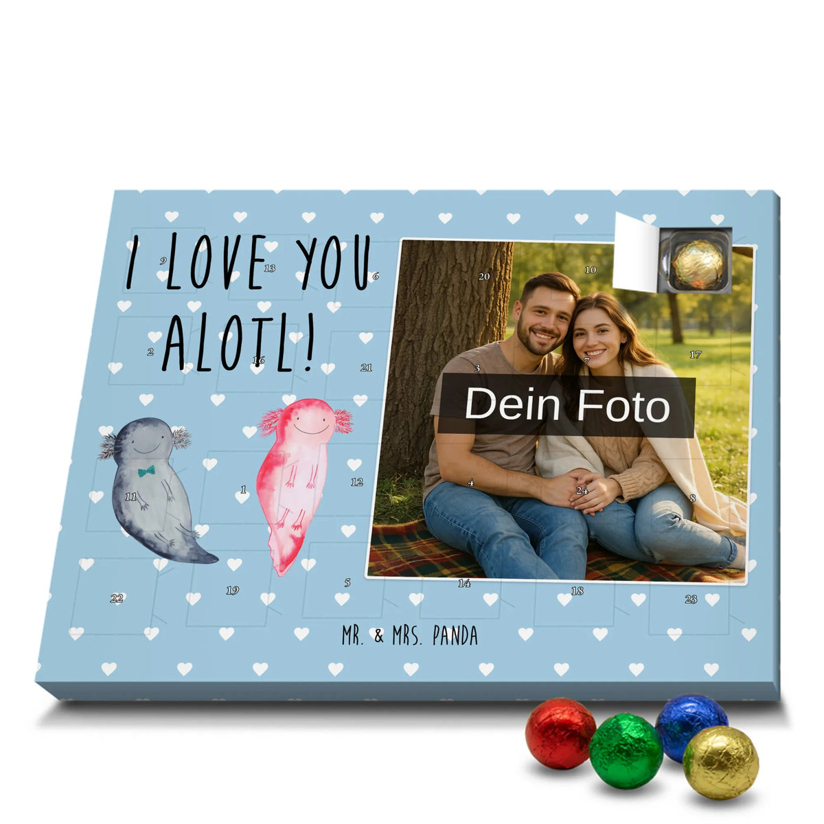 Personalisierter Schoko Foto Adventskalender Axolotl Liebe|p:1848052|h:9c511d09fc953351d987d2348e4fe9d6