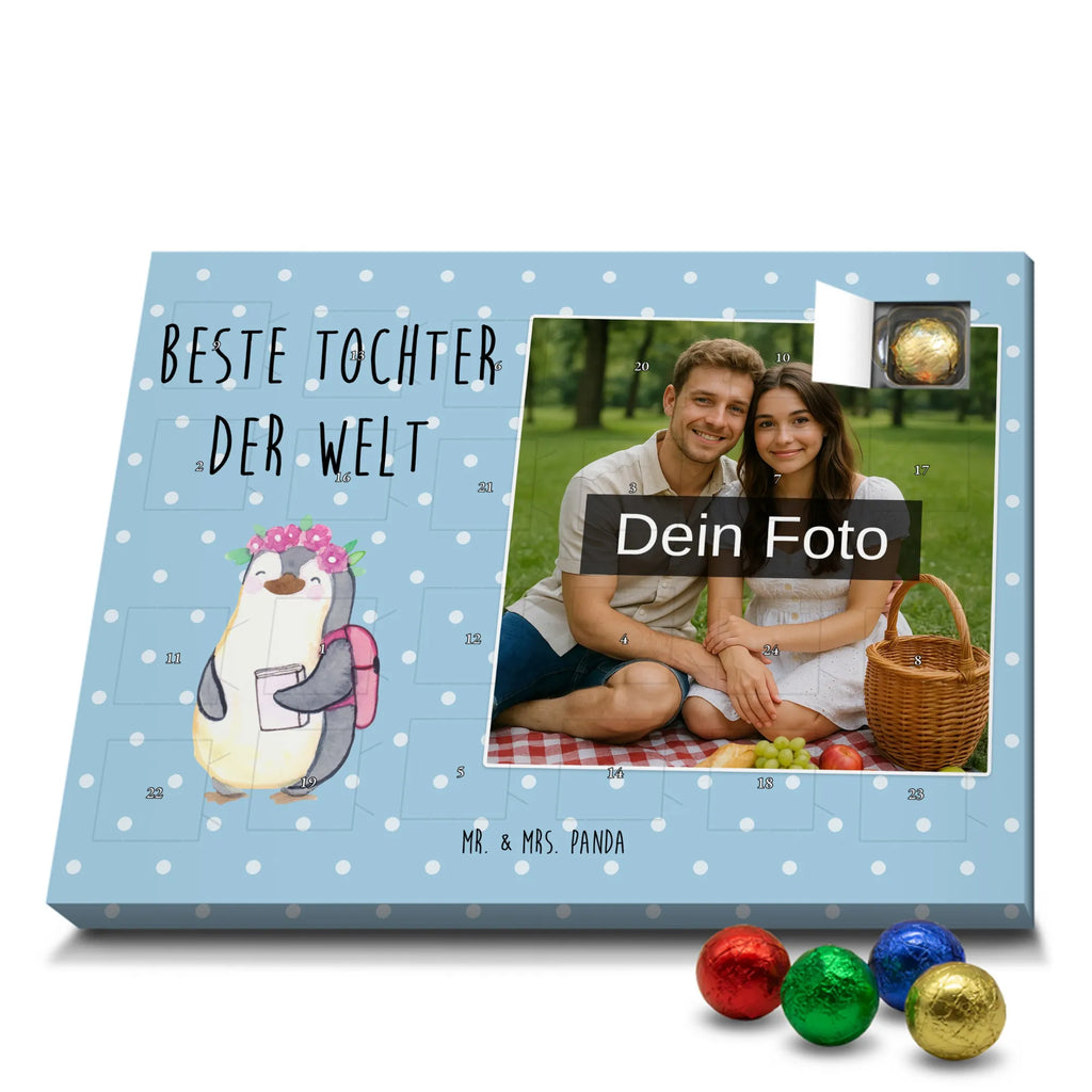 Personalisierter Schoko Foto Adventskalender Pinguin Beste Tochter der Welt Personalisierter Schoko Foto Adventskalender, Geschenkidee, Geschenk, Schenken, Mitbringsel, Geburtstag, Geburtstagsgeschenk, für, Danke, Dankeschön, Bedanken, Freude machen, Geschenktipp, Kind, Belohnung, Geburt, Töchter, Töchterchen, Familie, Mutter, Kinder, Tochter, Kleine, Vater