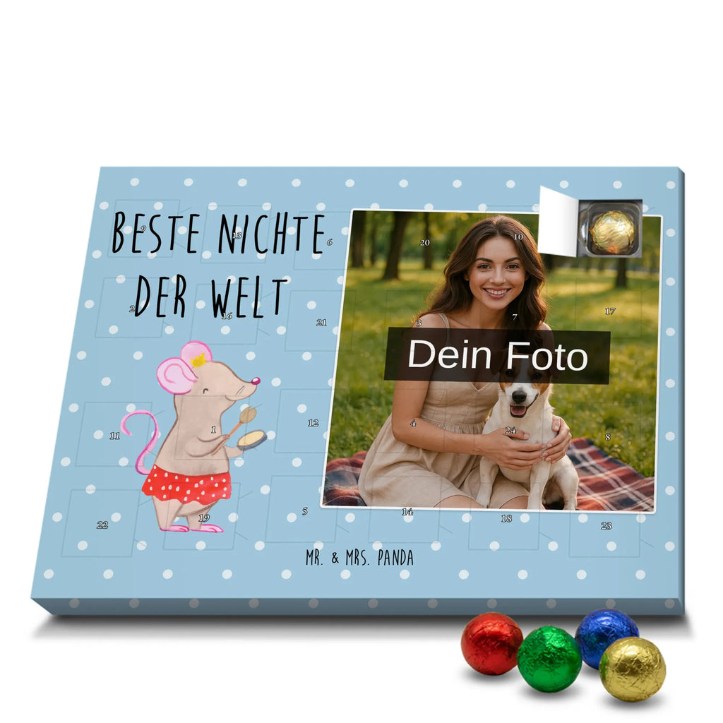 Personalisierter Schoko Foto Adventskalender Maus Beste Nichte der Welt Personalisierter Schoko Foto Adventskalender, Geschenkidee, Geschenk, Schenken, Mitbringsel, Geburtstag, Geburtstagsgeschenk, für, Danke, Dankeschön, Bedanken, Freude machen, Geschenktipp, Patenkind, Patentante, Patenonkel, Nichte, Taufe, Tante, Onkel, Tochter Des Bruders, Tochter Der Schwester, Beste