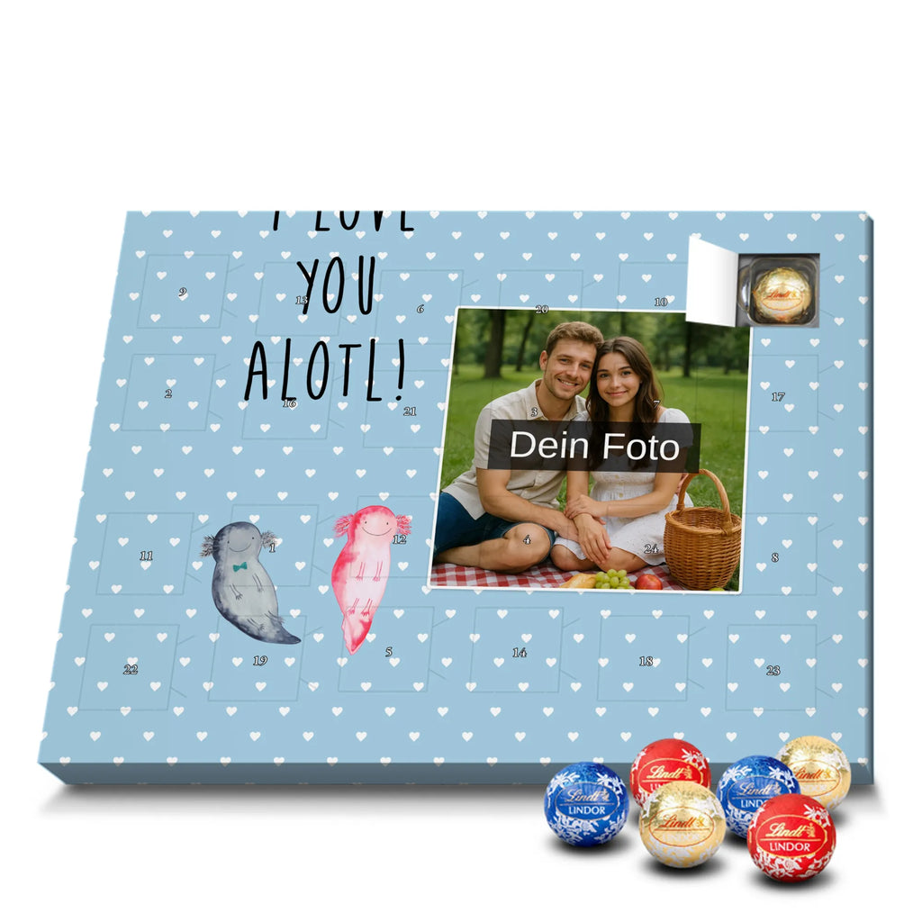 Personalisierter Schoko Foto Adventskalender Axolotl Liebe Personalisierter Schoko Foto Adventskalender, Molch, Axolotl, Lurch, Verlobter, Jahrestag, Ehemann, Große Liebe, Liebe, Lurche, Axolot, Schwanzlurch, Liebesbeweis, Freund, Valentinstag