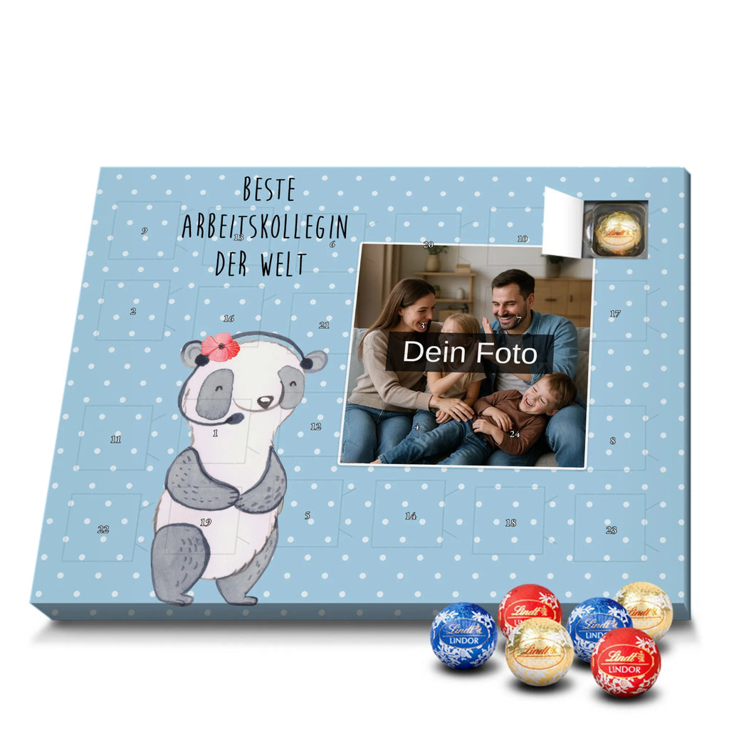 Personalisierter Schoko Foto Adventskalender Panda Beste Arbeitskollegin der Welt Personalisierter Schoko Foto Adventskalender, Geschenkidee, Geschenk, Schenken, Mitbringsel, Geburtstag, Geburtstagsgeschenk, für, Danke, Dankeschön, Bedanken, Freude machen, Geschenktipp, Abschiedsgeschenk, Freundin, Ruhestand, Beruf, Büro, Berufsgenossin, Kollegin, Arbeit, Mitarbeiterin, Arbeitskollegin