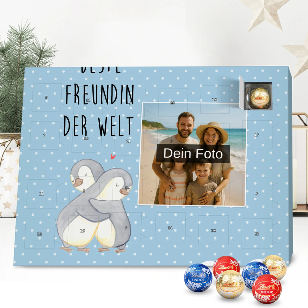 Personalisierter Schoko Foto Adventskalender Pinguin Beste Freundin der Welt Personalisierter Schoko Foto Adventskalender, Geschenkidee, Geschenk, Schenken, Mitbringsel, Geburtstag, Geburtstagsgeschenk, für, Danke, Dankeschön, Bedanken, Freude machen, Geschenktipp, Freundin, Spruch, Beste Freundin, Frau, Beste, Freundinnen, Bff, Freundschaft. Liebste, Ehefrau, Bae, Jahrestag