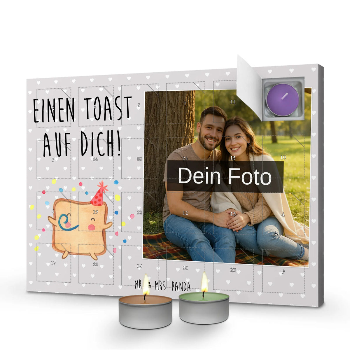  toast party Personalisierter Duftkerzen Foto Adventskalender, Freundin, Jahrestag, Verlobung, Liebesgeschenk, Ehefrau, Heiratsantrag, Heiraten, Hocheitstag, Freund, Ehemann, Partner, Liebe, Hochzeitstag, Geschenk für Partner, Mitbringsel, Liebesbeweis, Geschenk für Frauen, für Männer, Valentinstag, Geschenk für Freundin, für Ehemann