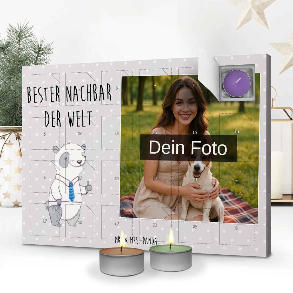 Personalisierter Duftkerzen Foto Adventskalender Panda Bester Nachbar der Welt Personalisierter Duftkerzen Foto Adventskalender, Geschenkidee, Geschenk, Schenken, Mitbringsel, Geburtstag, Geburtstagsgeschenk, für, Danke, Dankeschön, Bedanken, Freude machen, Geschenktipp, Nachbar, Freundschaft, Anwohner, Angrenzer, Nachbarn, Nachbarschaft, Bewohner, Freund