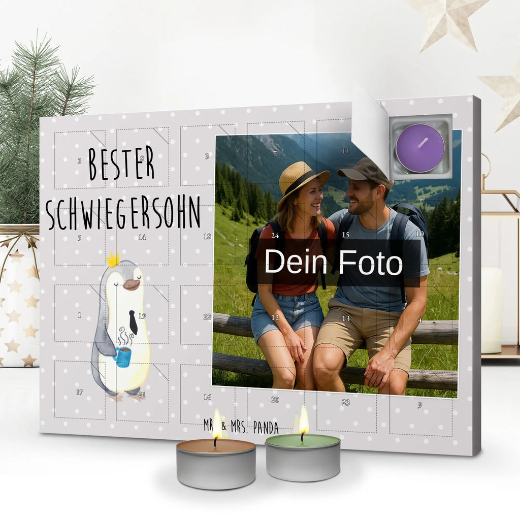 Personalisierter Duftkerzen Foto Adventskalender Pinguin Bester Schwiegersohn Personalisierter Duftkerzen Foto Adventskalender, Geschenkidee, Geschenk, Schenken, Mitbringsel, Geburtstag, Geburtstagsgeschenk, für, Danke, Dankeschön, Bedanken, Freude machen, Geschenktipp, Heirat, Schwiegersohn, Frau, Tochter, Angeheiratet, Hochzeit, Ehefrau Des Sohns
