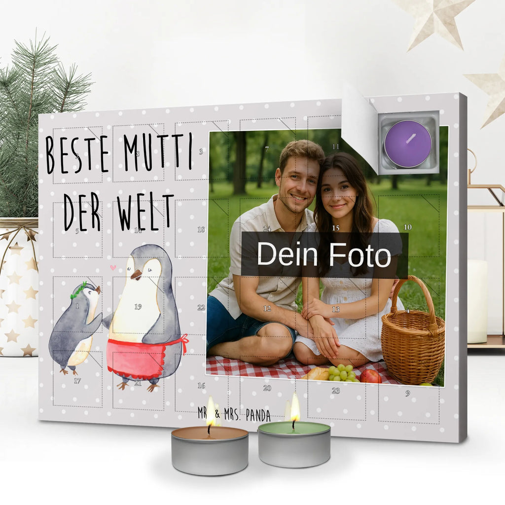 Personalisierter Duftkerzen Foto Adventskalender Pinguin Beste Mutti der Welt Personalisierter Duftkerzen Foto Adventskalender, Geschenkidee, Geschenk, Schenken, Mitbringsel, Geburtstag, Geburtstagsgeschenk, für, Danke, Dankeschön, Bedanken, Freude machen, Geschenktipp, Sohn, Tochter, Mutti, Beste, Supermama, Ma, Mutter, Muttertag, Mami, Mama, Beste Mama