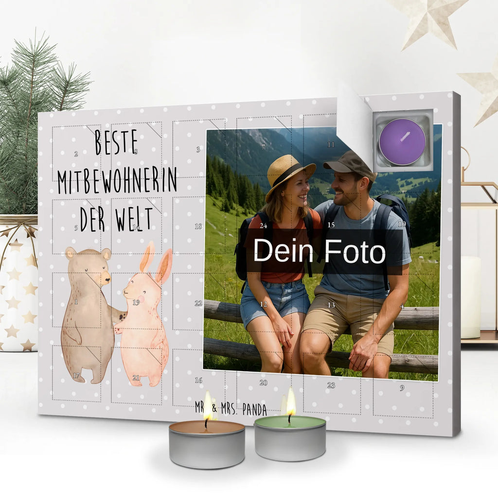 Personalisierter Duftkerzen Foto Adventskalender Hase Beste Mitbewohnerin der Welt Personalisierter Duftkerzen Foto Adventskalender, Geschenkidee, Geschenk, Schenken, Mitbringsel, Geburtstag, Geburtstagsgeschenk, für, Danke, Dankeschön, Bedanken, Freude machen, Geschenktipp, Wohngemeinschaft, Zimmergenossin, Stubenkameradin, WG, Mitbewohnerin, WG-Bewohnerin, Zimmerkollegin, Zimmernachbarin