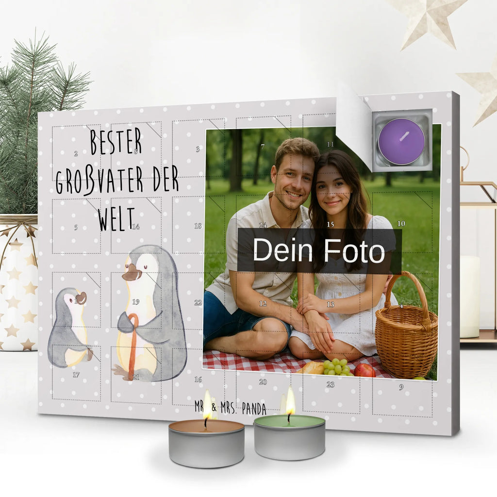 Personalisierter Duftkerzen Foto Adventskalender Pinguin Bester Großvater der Welt Personalisierter Duftkerzen Foto Adventskalender, Geschenkidee, Geschenk, Schenken, Mitbringsel, Geburtstag, Geburtstagsgeschenk, für, Danke, Dankeschön, Bedanken, Freude machen, Geschenktipp, Oppi, Enkelkind, Opa, Enkel, Oppa, Bester, Grossvater, Kleinigkeit, Enkelin, Opi. Großpapa, Großeltern, Großvater