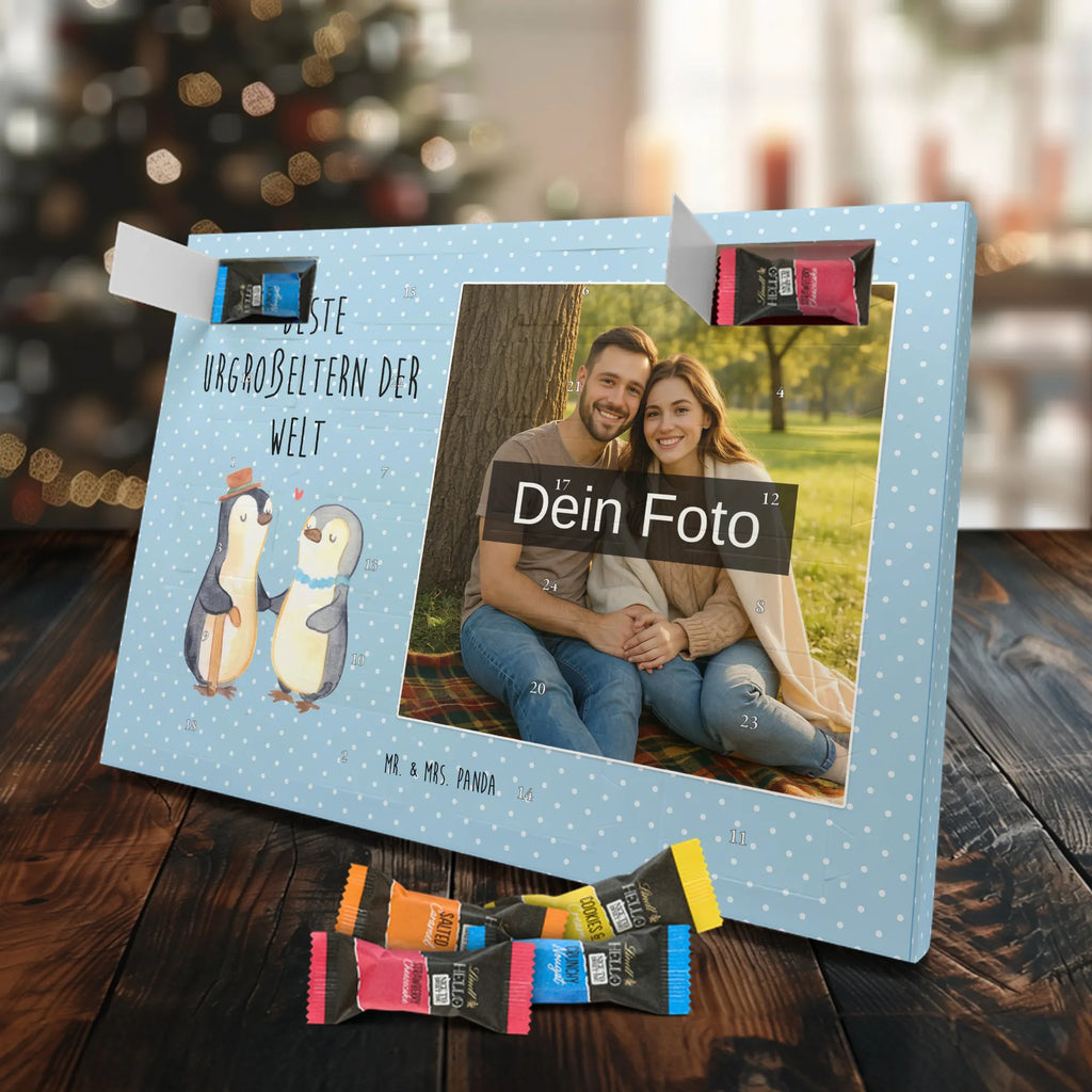 Personalisierter Schoko Foto Adventskalender Pinguin Beste Urgroßeltern der Welt Personalisierter Schoko Foto Adventskalender, Geschenkidee, Geschenk, Schenken, Mitbringsel, Geburtstag, Geburtstagsgeschenk, für, Danke, Dankeschön, Bedanken, Freude machen, Geschenktipp, Ommi, Oppa, Großmutter, Enkelkind, Enkelin, Omi, Großvater, Bester, Ur, Enkel, Uroma, Oppi, Uhroma, Opa, Urgrosseltern, Uropa, Uhropa, Kleinigkeit, Uhrgroßeltern, Großeltern, Opi. Großpapa, Urgroßeltern, Großmama, Oma, Omma
