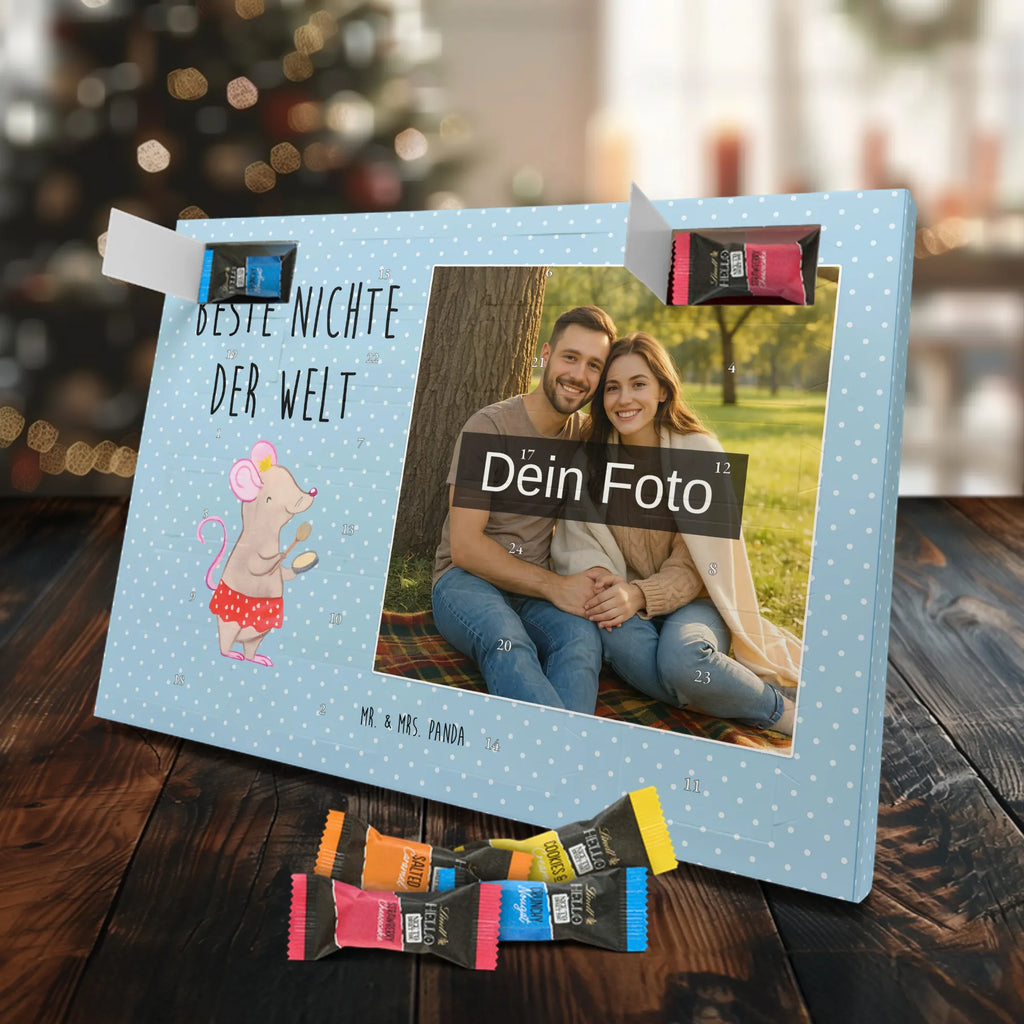 Personalisierter Schoko Foto Adventskalender Maus Beste Nichte der Welt Personalisierter Schoko Foto Adventskalender, Geschenkidee, Geschenk, Schenken, Mitbringsel, Geburtstag, Geburtstagsgeschenk, für, Danke, Dankeschön, Bedanken, Freude machen, Geschenktipp, Patenkind, Patentante, Patenonkel, Nichte, Taufe, Tante, Onkel, Tochter Des Bruders, Tochter Der Schwester, Beste
