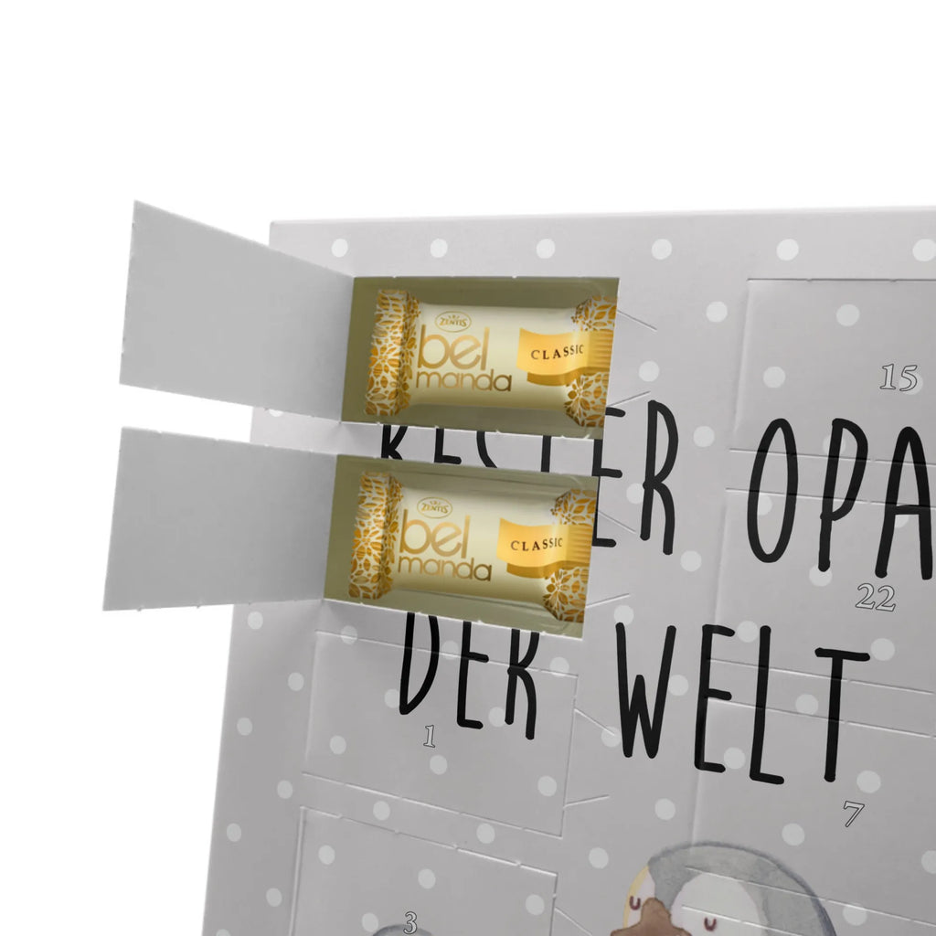 Personalisierter Marzipan Foto Adventskalender Pinguin Bester Opa der Welt Personalisierter Marzipan Foto Adventskalender, für, Dankeschön, Geschenk, Schenken, Geburtstag, Geburtstagsgeschenk, Geschenkidee, Danke, Bedanken, Mitbringsel, Freude machen, Geschenktipp, Großvater, Oppa, Bester, Großeltern, Enkelkind, Opi. Großpapa, Oppi, Kleinigkeit, Enkel, Opa, Enkelin, Grossvater