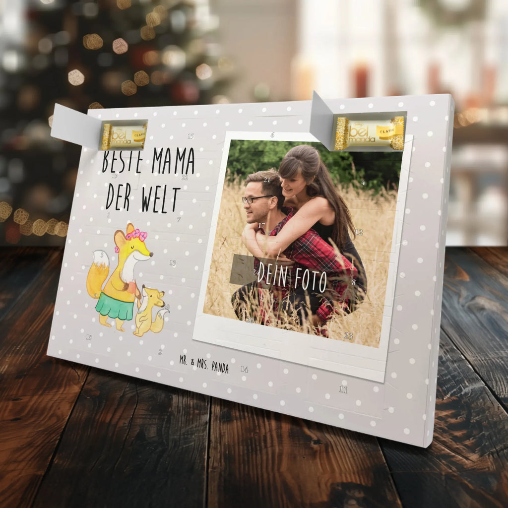 Personalisierter Marzipan Foto Adventskalender Fuchs Beste Mama der Welt Personalisierter Marzipan Foto Adventskalender, für, Dankeschön, Geschenk, Schenken, Geburtstag, Geburtstagsgeschenk, Geschenkidee, Danke, Bedanken, Mitbringsel, Freude machen, Geschenktipp, Sohn, Mami, Tochter, Beste, Mutter, Mama, Mutti, Supermama, Beste Mama, Ma, Muttertag
