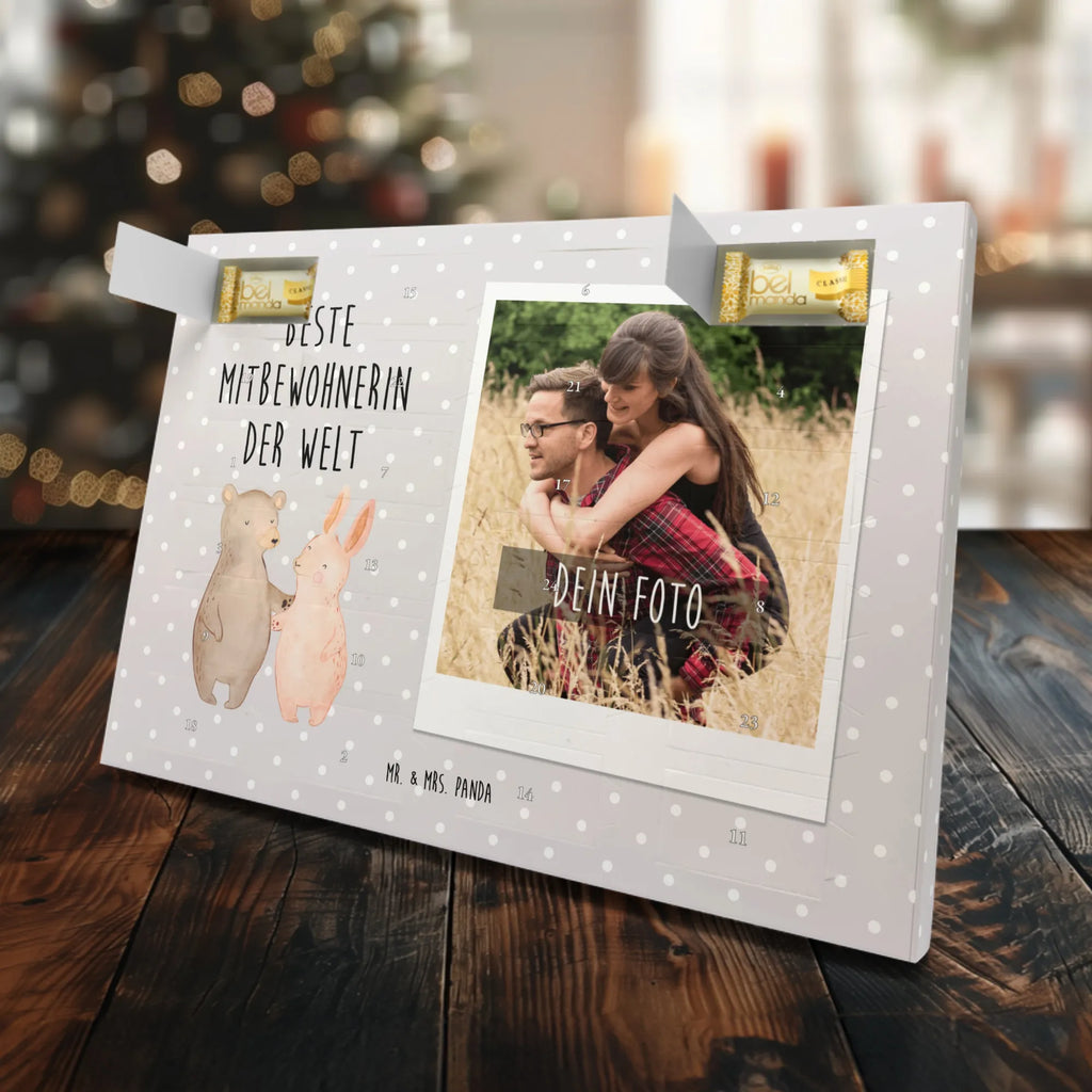 Personalisierter Marzipan Foto Adventskalender Hase Beste Mitbewohnerin der Welt Personalisierter Marzipan Foto Adventskalender, für, Dankeschön, Geschenk, Schenken, Geburtstag, Geburtstagsgeschenk, Geschenkidee, Danke, Bedanken, Mitbringsel, Freude machen, Geschenktipp, Zimmernachbarin, Stubenkameradin, Zimmerkollegin, WG-Bewohnerin, Wohngemeinschaft, WG, Mitbewohnerin, Zimmergenossin