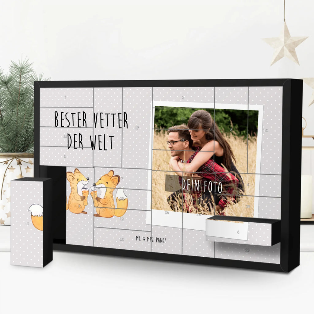 Personalisierter Befüllbarer Foto Adventskalender Fuchs Bester Vetter der Welt Adventskalender mit Eigenem Bild, Adventskalender Eigenes Foto, Adventskalender mit Foto, Personalisierter Adventskalender, Personalisierter Befüllbarer Foto Adventskalender, Weihnachtskalender mit Foto, Foto Adventskalender, Geschenkidee, Geschenk, Schenken, Mitbringsel, Geburtstag, Geburtstagsgeschenk, für, Danke, Dankeschön, Bedanken, Freude machen, Geschenktipp, Sohn von Tante, Cousine, Verwandtschaft, Vetter, Familie, Kousin, Sohn von Onkel, Cousin
