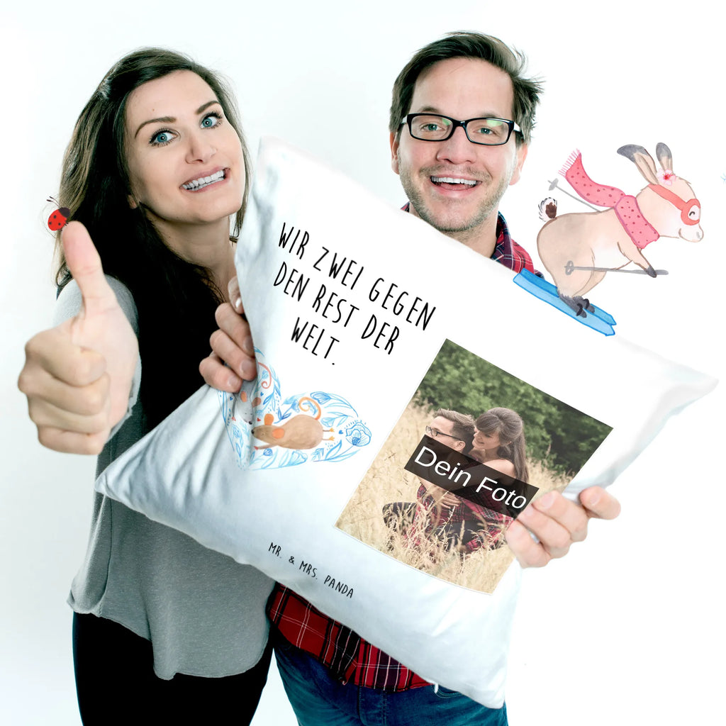 Personalized Photo Pillow Mice heart Personalisiertes Foto Kissen, Liebe, Partner, Freund, Freundin, Ehemann, Ehefrau, Heiraten, Verlobung, Heiratsantrag, Liebesgeschenk, Jahrestag, Hocheitstag, Mäuse, Maus, Love, Hochzeit, Gemeinsamkeit, Geschenk für zwei, Lieblingsmensch, Liebesbeweis, Liebesbotschaft