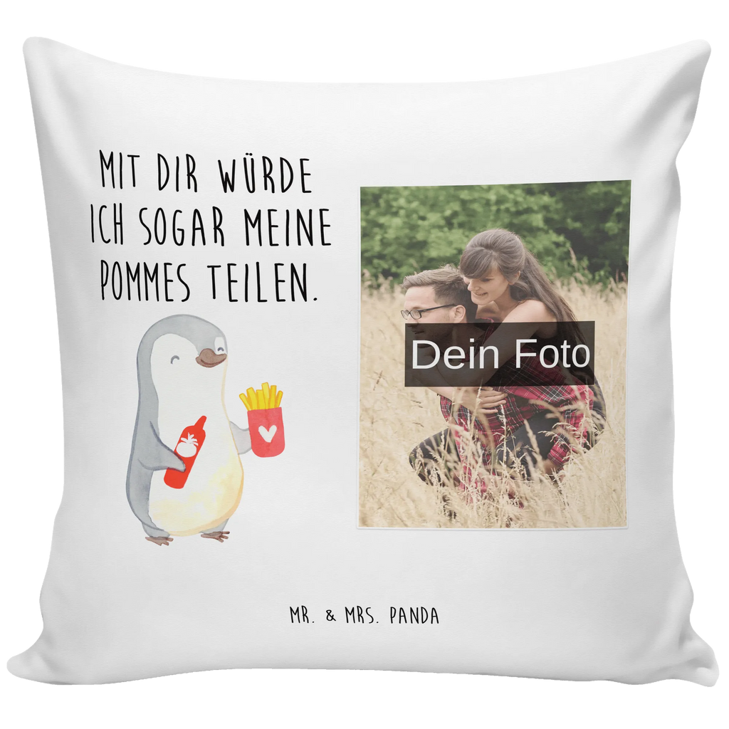 Personalized Photo Pillow penguin French fries Personalisiertes Foto Kissen, Liebe, Partner, Freund, Freundin, Ehemann, Ehefrau, Heiraten, Verlobung, Heiratsantrag, Liebesgeschenk, Jahrestag, Hocheitstag, Valentinstag, Geschenk für Frauen, Hochzeitstag, Mitbringsel, Geschenk für Freundin, Geschenk für Partner, Liebesbeweis, für Männer, für Ehemann