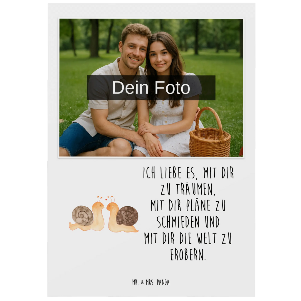 Personalisierte Foto Postkarte Schnecken Liebe Personalisierte Foto Postkarte, Liebe, Partner, Freund, Freundin, Ehemann, Ehefrau, Heiraten, Verlobung, Heiratsantrag, Liebesgeschenk, Jahrestag, Hocheitstag