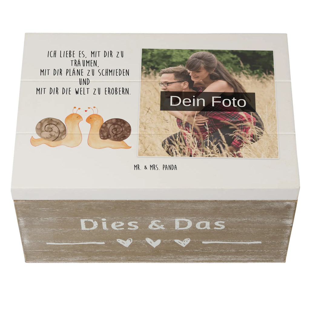 Personalized Photo Wooden Box Snails in love Personalisierte Foto Holzkiste, Liebe, Partner, Freund, Freundin, Ehemann, Ehefrau, Heiraten, Verlobung, Heiratsantrag, Liebesgeschenk, Jahrestag, Hocheitstag