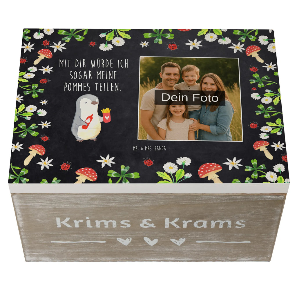Personalized Photo Wooden Box penguin French fries Personalisierte Foto Holzkiste, Liebe, Partner, Freund, Freundin, Ehemann, Ehefrau, Heiraten, Verlobung, Heiratsantrag, Liebesgeschenk, Jahrestag, Hocheitstag, Geschenk für Partner, Hochzeitstag, für Männer, Liebesbeweis, Valentinstag, für Ehemann, Geschenk für Freundin, Mitbringsel, Geschenk für Frauen