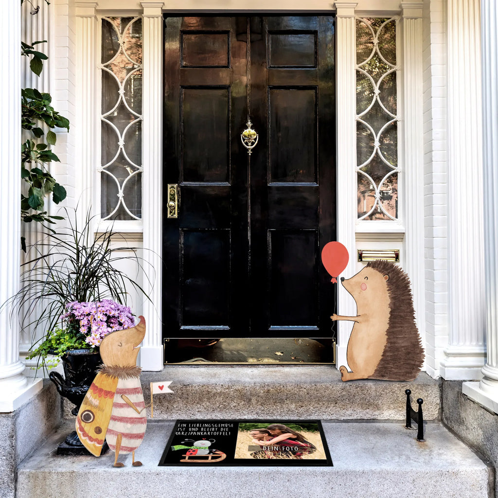 Personalisierte Foto Fußmatte Smörle Rodeln Personalisierte Foto Fußmatte, Winter, Weihnachten, Weihnachtsdeko, Nikolaus, Advent, Heiligabend, Wintermotiv, Schlittenfahren, Marzipan, Smörle