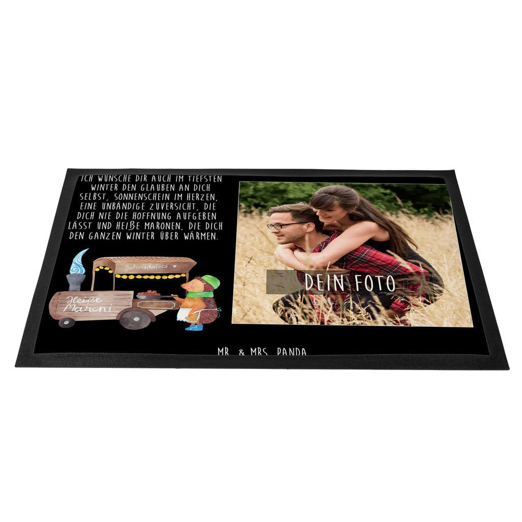 Personalisierte Foto Fußmatte Igel Maronen Personalisierte Foto Fußmatte, Winter, Weihnachten, Weihnachtsdeko, Nikolaus, Advent, Heiligabend, Wintermotiv, Duft, Kastanien, Maronen, Weihnachtsmarkt