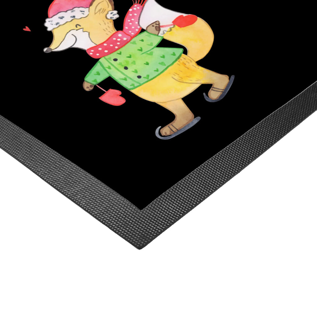 Personalized Photo Doormat Fox skates Personalisierte Foto Fußmatte, Winter, Weihnachten, Weihnachtsdeko, Nikolaus, Advent, Heiligabend, Wintermotiv, Weihnachtsbaum, Weihnachtsmann, Weihnachtszeit, Weihnachtstage, Tannenbaum