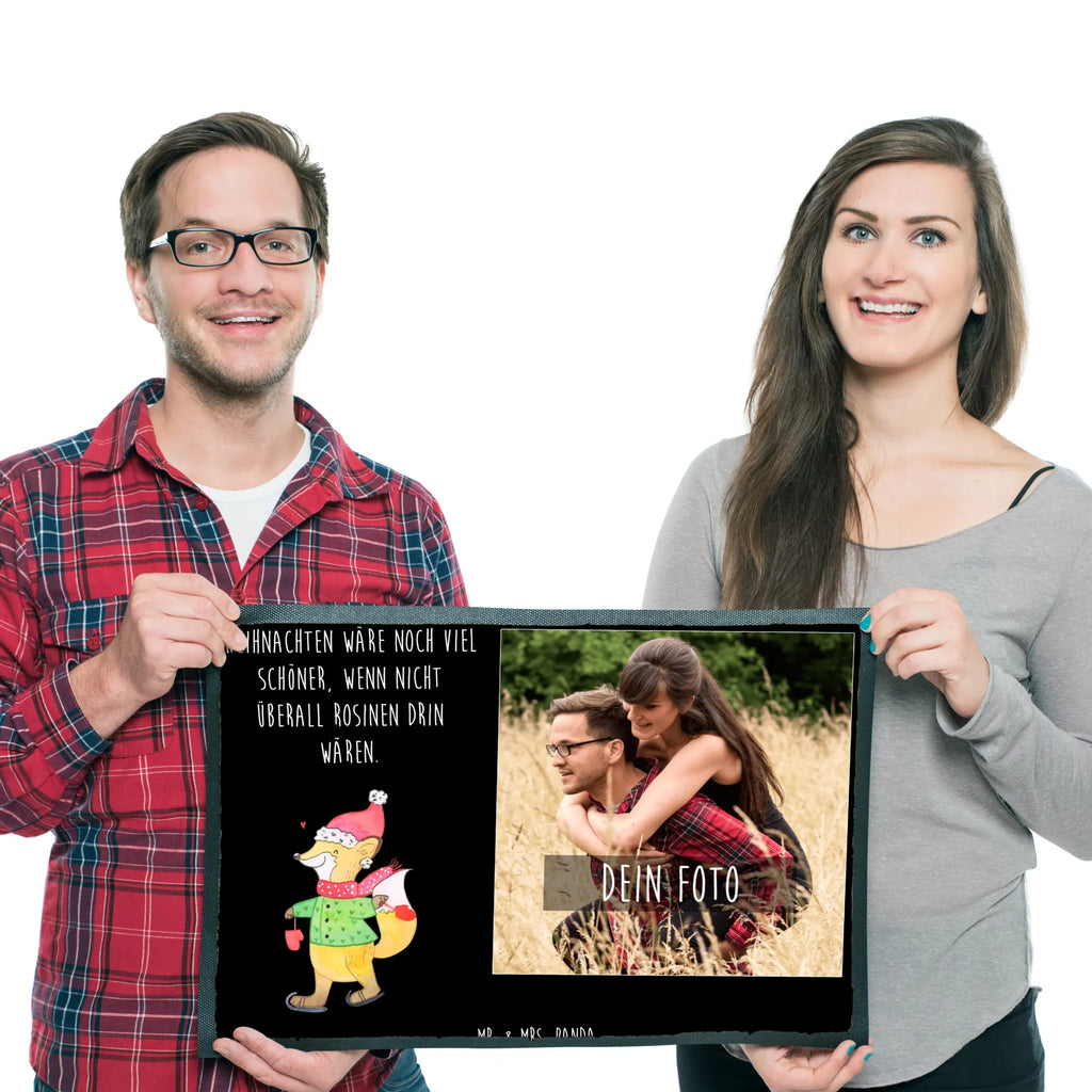 Personalized Photo Doormat Fox skates Personalisierte Foto Fußmatte, Winter, Weihnachten, Weihnachtsdeko, Nikolaus, Advent, Heiligabend, Wintermotiv, Weihnachtsbaum, Weihnachtsmann, Weihnachtszeit, Weihnachtstage, Tannenbaum