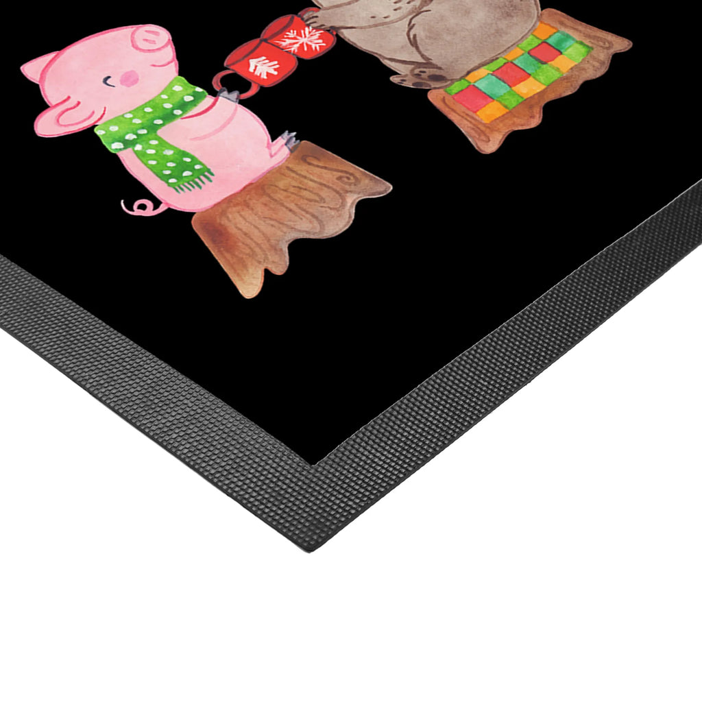 Personalized Photo Doormat Glowing Pig Bash Personalisierte Foto Fußmatte, Winter, Weihnachten, Weihnachtsdeko, Nikolaus, Advent, Heiligabend, Wintermotiv, Schwein, Prost, Weihnachtszeit, Bär, Alles Gute