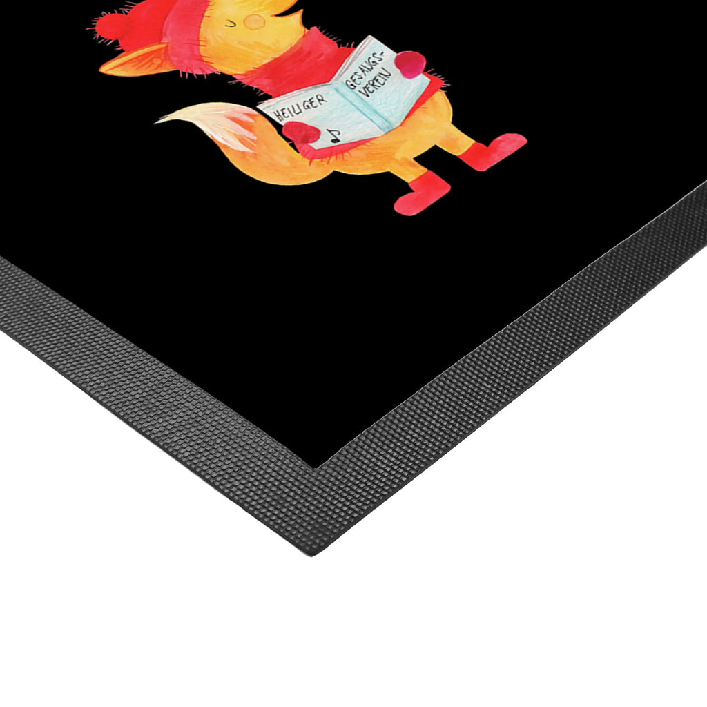 Personalized Photo Doormat Fox Singer Personalisierte Foto Fußmatte, Winter, Weihnachten, Weihnachtsdeko, Nikolaus, Advent, Heiligabend, Wintermotiv, Singen, Fuchs, Weihnachtslieder, Geschenk Sänger, Füchse, Sänger