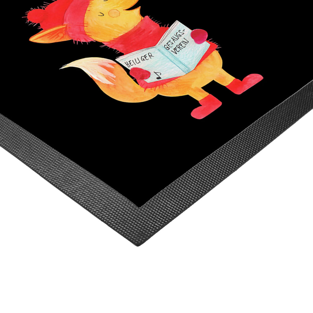 Personalized Photo Doormat Fox Singer Personalisierte Foto Fußmatte, Winter, Weihnachten, Weihnachtsdeko, Nikolaus, Advent, Heiligabend, Wintermotiv, Singen, Fuchs, Weihnachtslieder, Geschenk Sänger, Füchse, Sänger