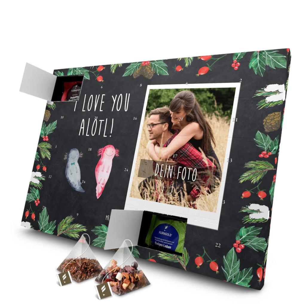 Personalisierter Tee Foto Adventskalender Axolotl Liebe Personalisierter Tee Foto Adventskalender, Freundin, Freund, Liebe, Liebesgeschenk, Jahrestag, Verlobung, Partner, Ehemann, Ehefrau, Heiraten, Heiratsantrag, Hocheitstag, Hochzeitstag, Valentinstag, Geschenk für Freundin, Mitbringsel, für Ehemann, Geschenk für Frauen, Liebesbeweis, Geschenk für Partner, für Männer