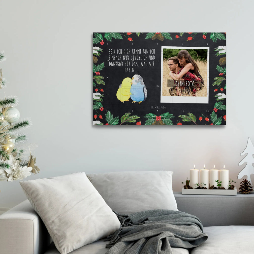 Personalisierter Tee Foto Adventskalender Wellensittich Liebe Personalisierter Tee Foto Adventskalender, Freundin, Freund, Liebe, Liebesgeschenk, Jahrestag, Verlobung, Partner, Ehemann, Ehefrau, Heiraten, Heiratsantrag, Hocheitstag, Kuscheln, Vertrauen, Vögel, Wellensittich, Nähe