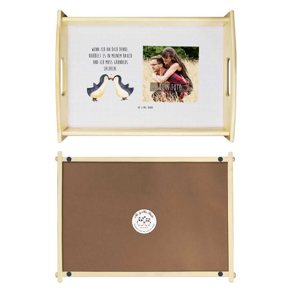 Personalisiertes Foto Serviertablett Pinguine Kuss Personalisiertes Service Tablett, Liebe, Partner, Freund, Freundin, Ehemann, Ehefrau, Heiraten, Verlobung, Heiratsantrag, Liebesgeschenk, Jahrestag, Hocheitstag, für Ehemann, für Männer, Geschenk für Partner, Hochzeitstag, Geschenk für Frauen, Geschenk für Freundin, Valentinstag, Mitbringsel, Liebesbeweis