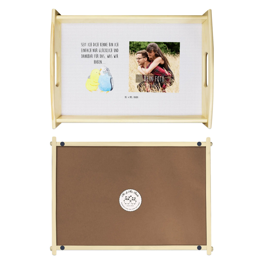 Personalisiertes Foto Serviertablett Wellensittich Liebe Personalisiertes Service Tablett, Liebe, Partner, Freund, Freundin, Ehemann, Ehefrau, Heiraten, Verlobung, Heiratsantrag, Liebesgeschenk, Jahrestag, Hocheitstag, Wellensittich, Kuscheln, Vögel, Nähe, Vertrauen
