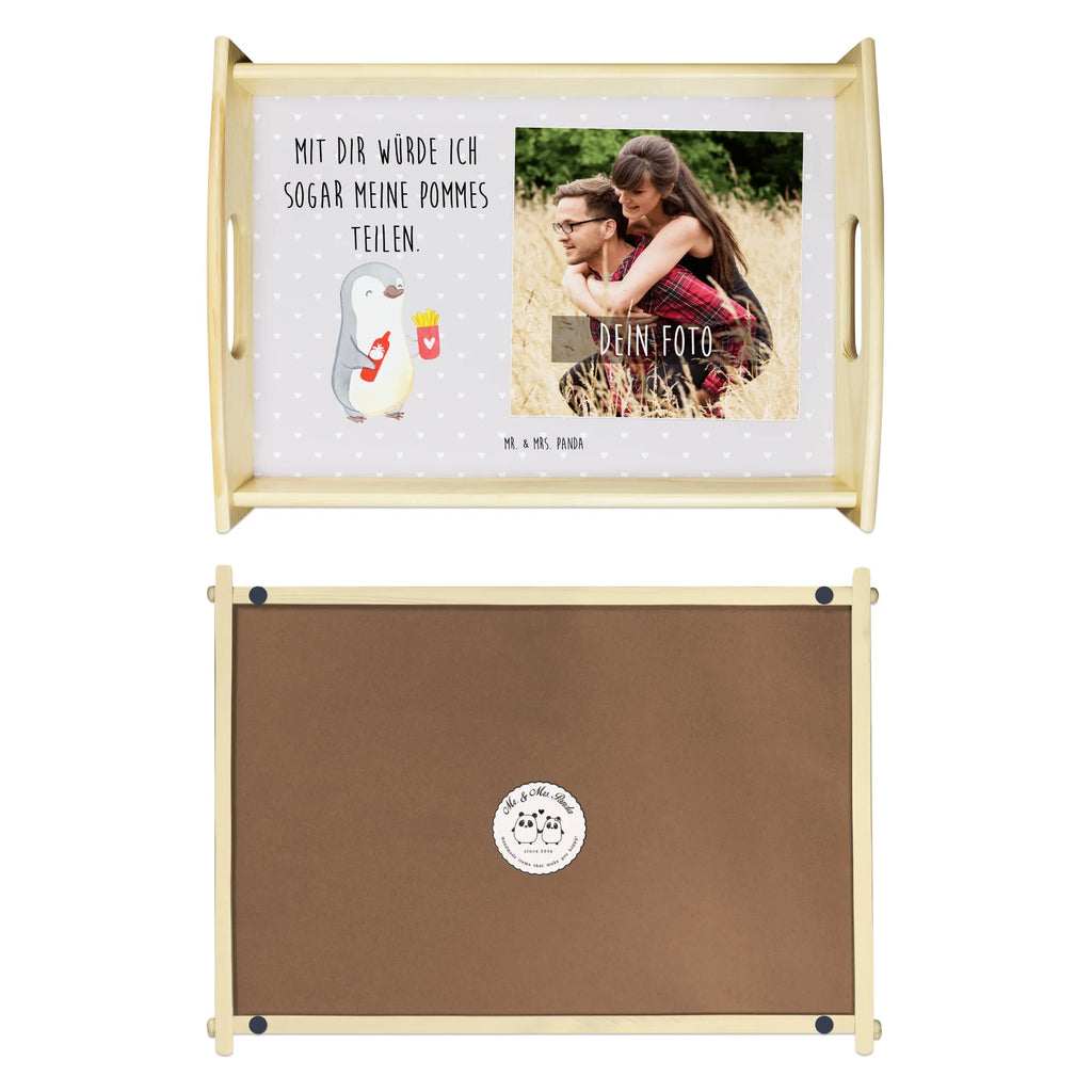 Personalisiertes Foto Serviertablett Pinguin Pommes Personalisiertes Service Tablett, Liebe, Partner, Freund, Freundin, Ehemann, Ehefrau, Heiraten, Verlobung, Heiratsantrag, Liebesgeschenk, Jahrestag, Hocheitstag, Mitbringsel, Geschenk für Partner, Geschenk für Freundin, Hochzeitstag, Liebesbeweis, Geschenk für Frauen, für Männer, für Ehemann, Valentinstag