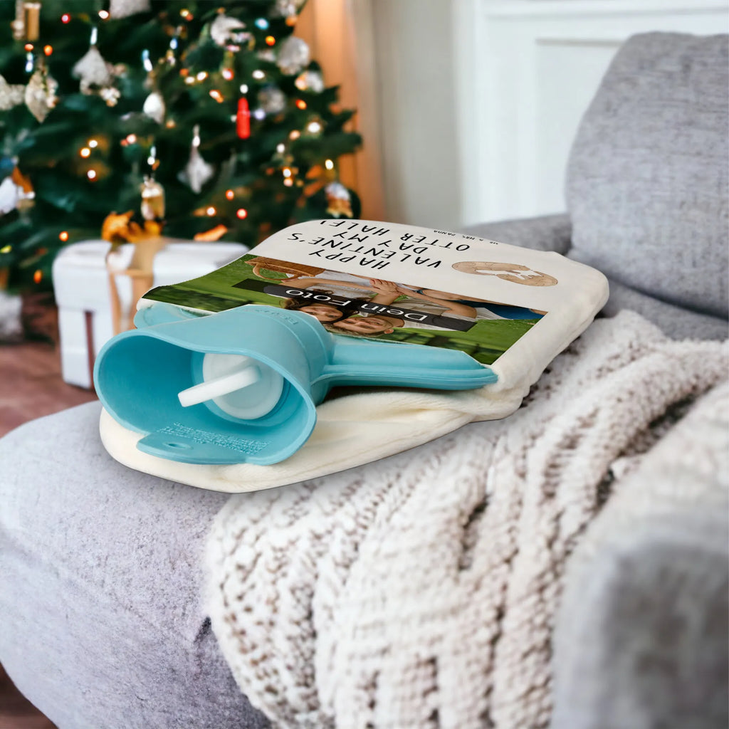 Personalized Photo Hot Water Bottle otter valentine Personalisierte Foto Wärmflasche, Liebe, Partner, Freund, Freundin, Ehemann, Ehefrau, Heiraten, Verlobung, Heiratsantrag, Liebesgeschenk, Jahrestag, Hocheitstag, Hochzeitstag, für Männer, Mitbringsel, Geschenk für Freundin, Valentinstag, für Ehemann, Geschenk für Frauen, Liebesbeweis, Geschenk für Partner