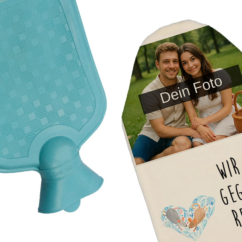 Personalized Photo Hot Water Bottle Mice heart Personalisierte Foto Wärmflasche, Liebe, Partner, Freund, Freundin, Ehemann, Ehefrau, Heiraten, Verlobung, Heiratsantrag, Liebesgeschenk, Jahrestag, Hocheitstag, Mäuse, Lieblingsmensch, Liebesbotschaft, Love, Liebesbeweis, Hochzeit, Maus, Gemeinsamkeit, Geschenk für zwei