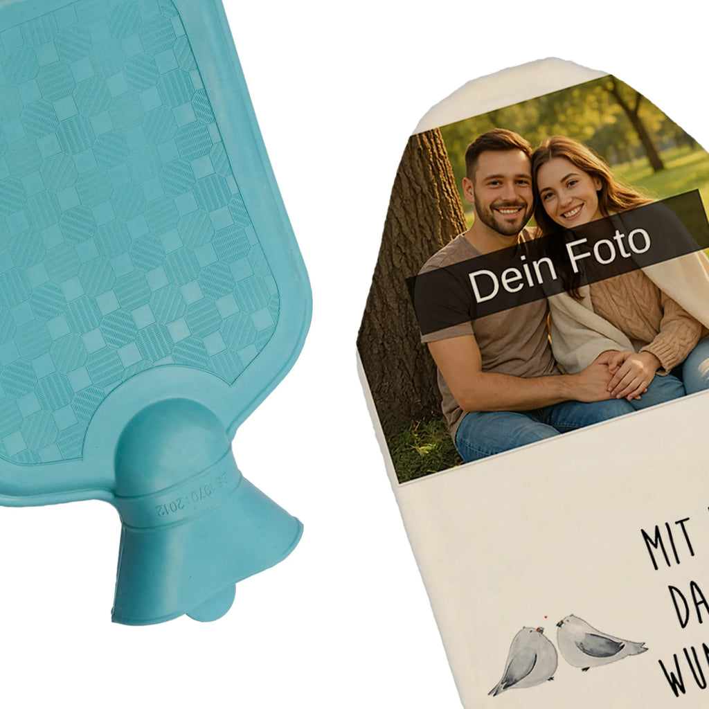 Personalized Photo Hot Water Bottle Turtledoves in love Personalisierte Foto Wärmflasche, Liebe, Partner, Freund, Freundin, Ehemann, Ehefrau, Heiraten, Verlobung, Heiratsantrag, Liebesgeschenk, Jahrestag, Hocheitstag, Geschenk Hochzeit, Verliebt, Liebesbeweis, Hochzeitstag, Verlobt, Turteltäubchen, Geschenk Freundin, Verheiratet, Geschenk Freund, Tauben, Turteltauben