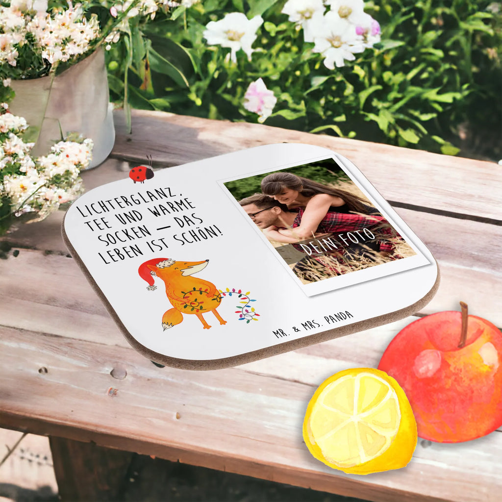 Personalisierter Foto Untersetzer Fuchs Weihnachten Personalisierter Foto Untersetzer, Winter, Weihnachten, Weihnachtsdeko, Nikolaus, Advent, Heiligabend, Wintermotiv, Weihnachtszeit, Füchse, Geschenk Weihnachten, Weihnachtsmann, Fuchs, Spruch schön