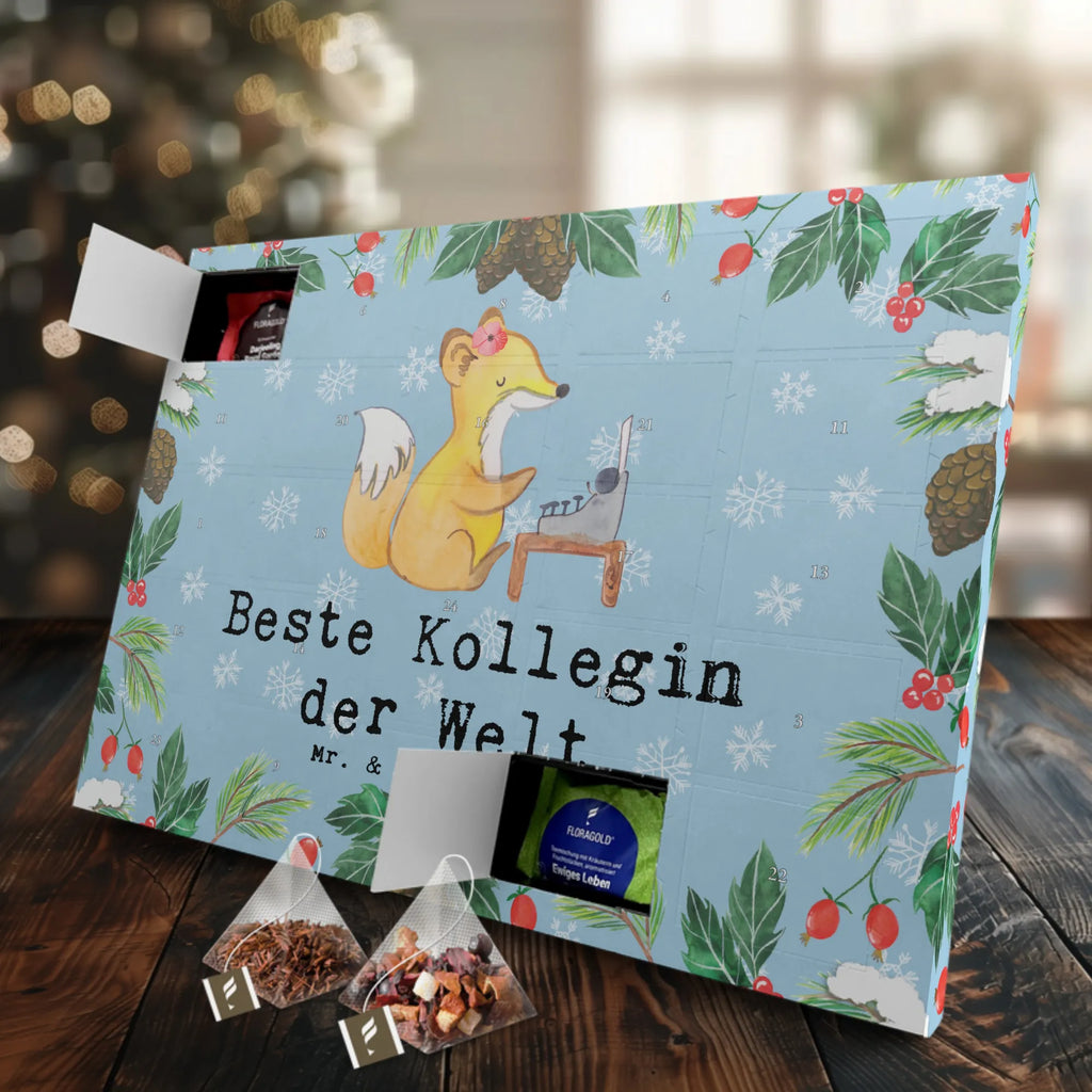 Tee Adventskalender Fuchs Beste Kollegin der Welt Adventskalender, Adventskalender mit Tee, Tee Adventskalender, Geschenkidee, Geschenk, Schenken, Mitbringsel, Geburtstag, Geburtstagsgeschenk, für, Danke, Dankeschön, Bedanken, Freude machen, Geschenktipp, Arbeit, Beruf, Abschiedsgeschenk, Arbeitskollegin, Berufsgenossin, Büro, Freundin, Mitarbeiterin, Ruhestand, Kollegin